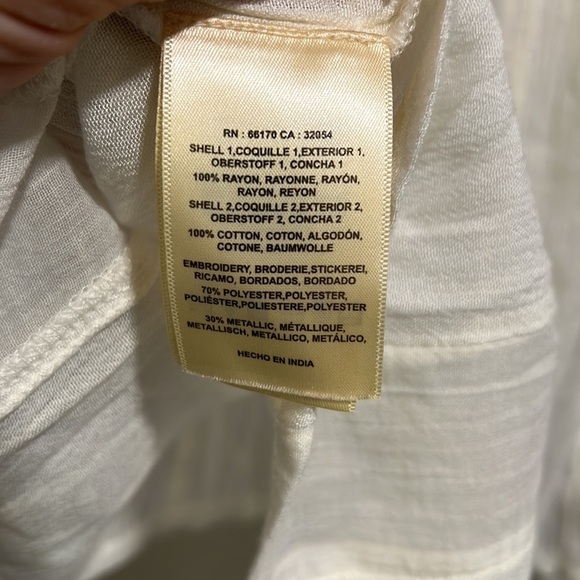 Anthropologie - Vanessa Virginia, cutwork gauze tank - Picture 8 of 14